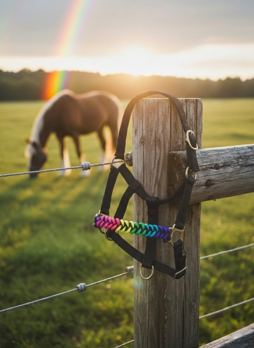 Au bout de l'arc-en-ciel – Licol plat