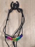 Rainbow Sparkle Rope Halter