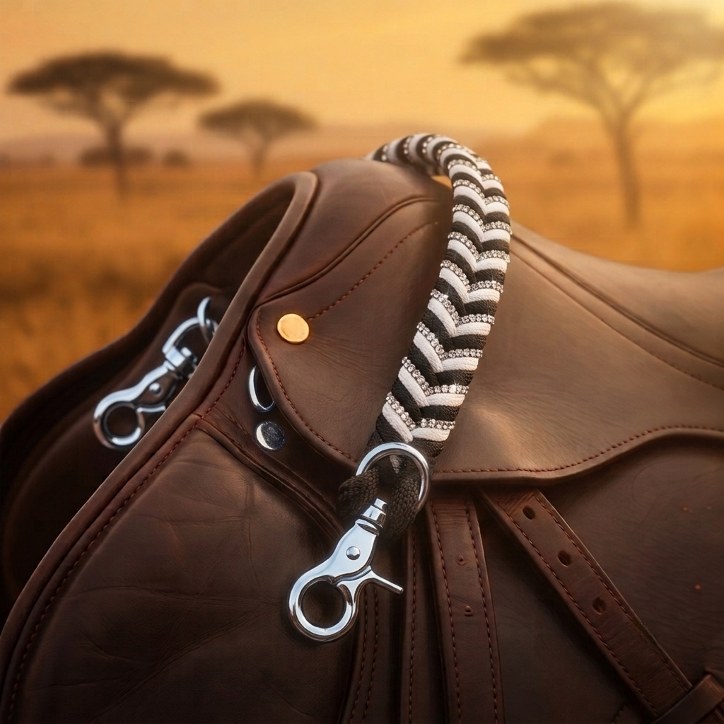 Poignée de selle - Wild Savane Zèbre