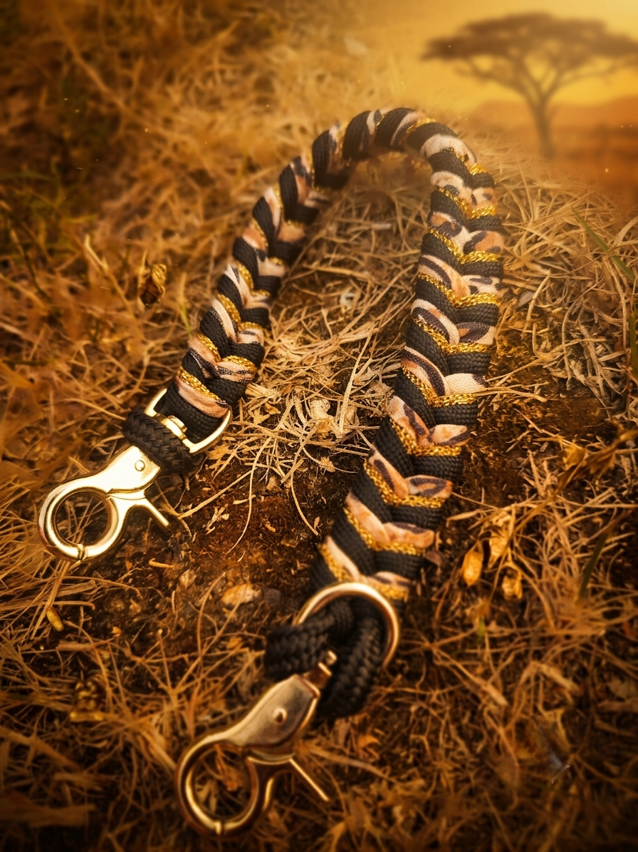 Poignée de selle - Wild Savane Léopard