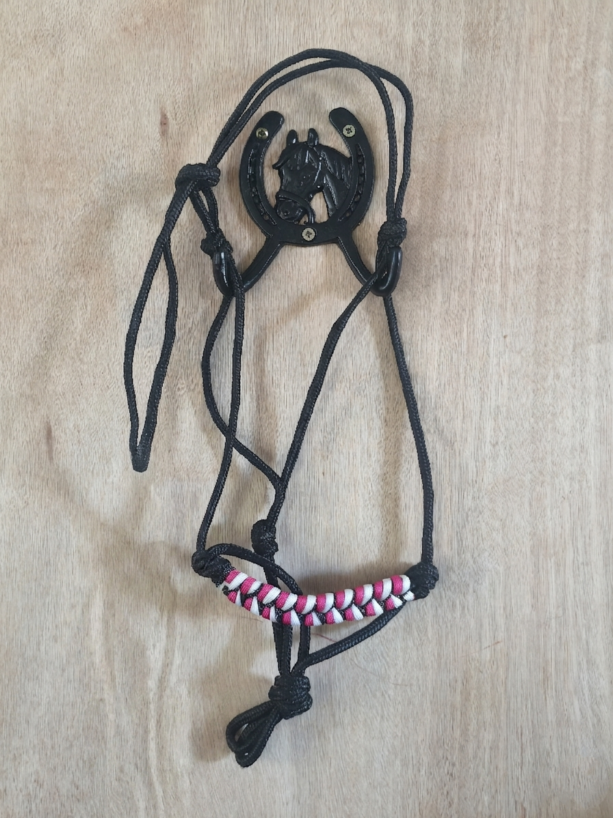 Strickhalfter "Nébuleuse Rose"