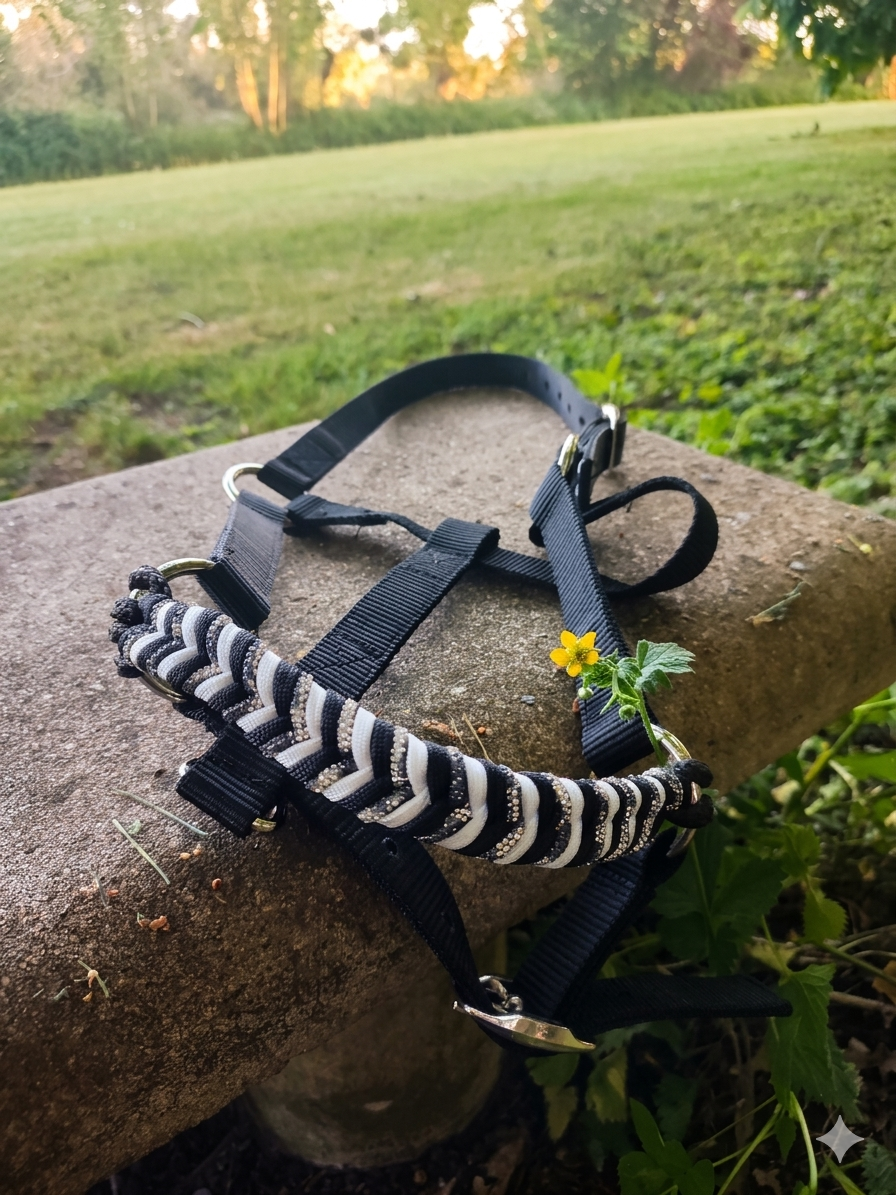 Licol plat Édition limitée Zébrée